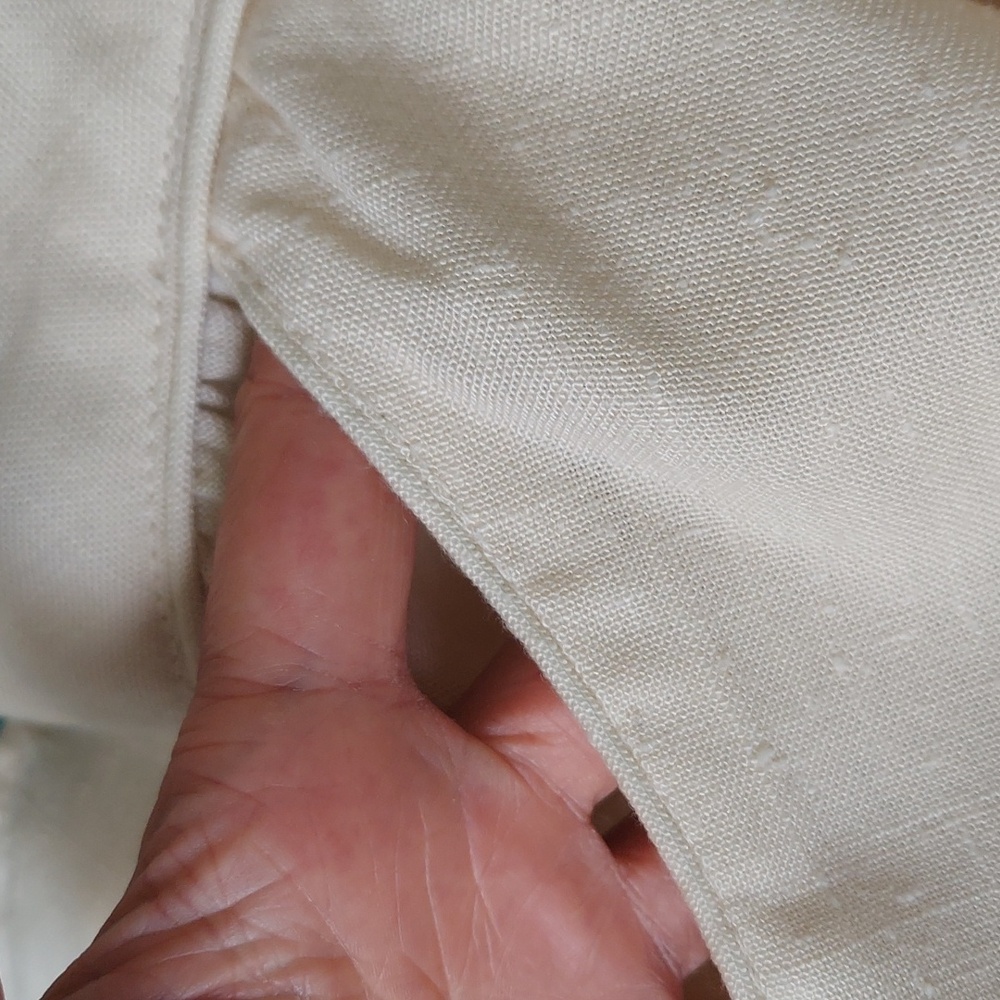 Vintage TemTex Cream Circle Skirt - Picture 5 of 6